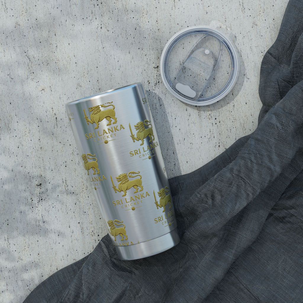 Sri Lanka Cricket Gift | Lion Crest 20 oz Travel Tumbler