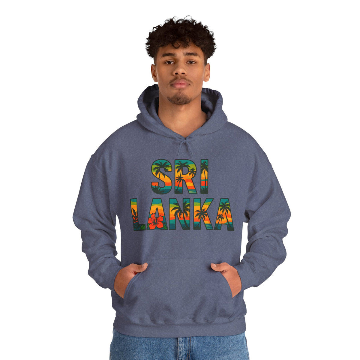 Sri Lanka Tropical Graphic Hoodie | Unisex Heritage Gift