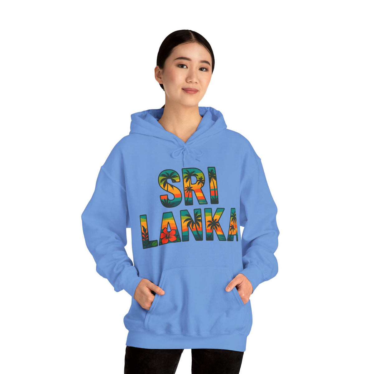 Sri Lanka Tropical Graphic Hoodie | Unisex Heritage Gift