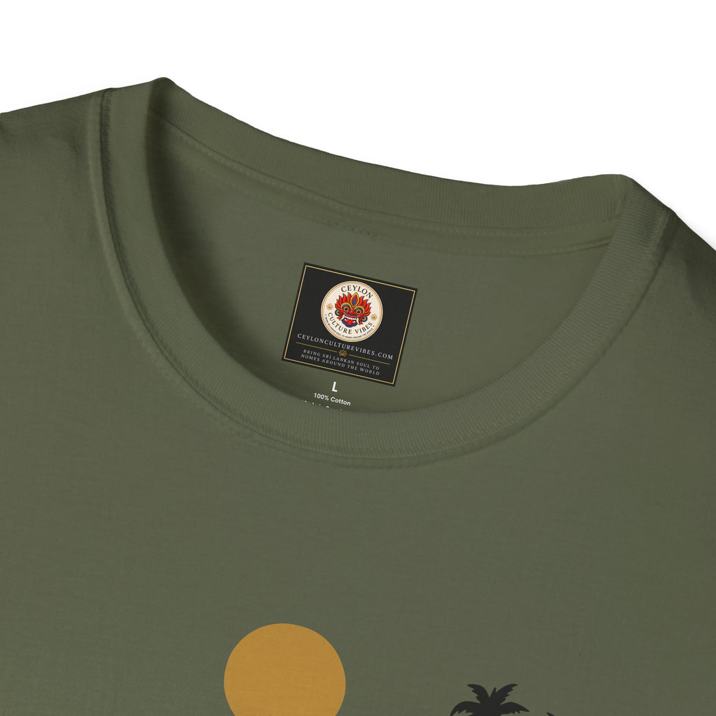 Sri Lanka Surf  Unisex T-Shirt  Surf Explore Repeat Beach Tee
