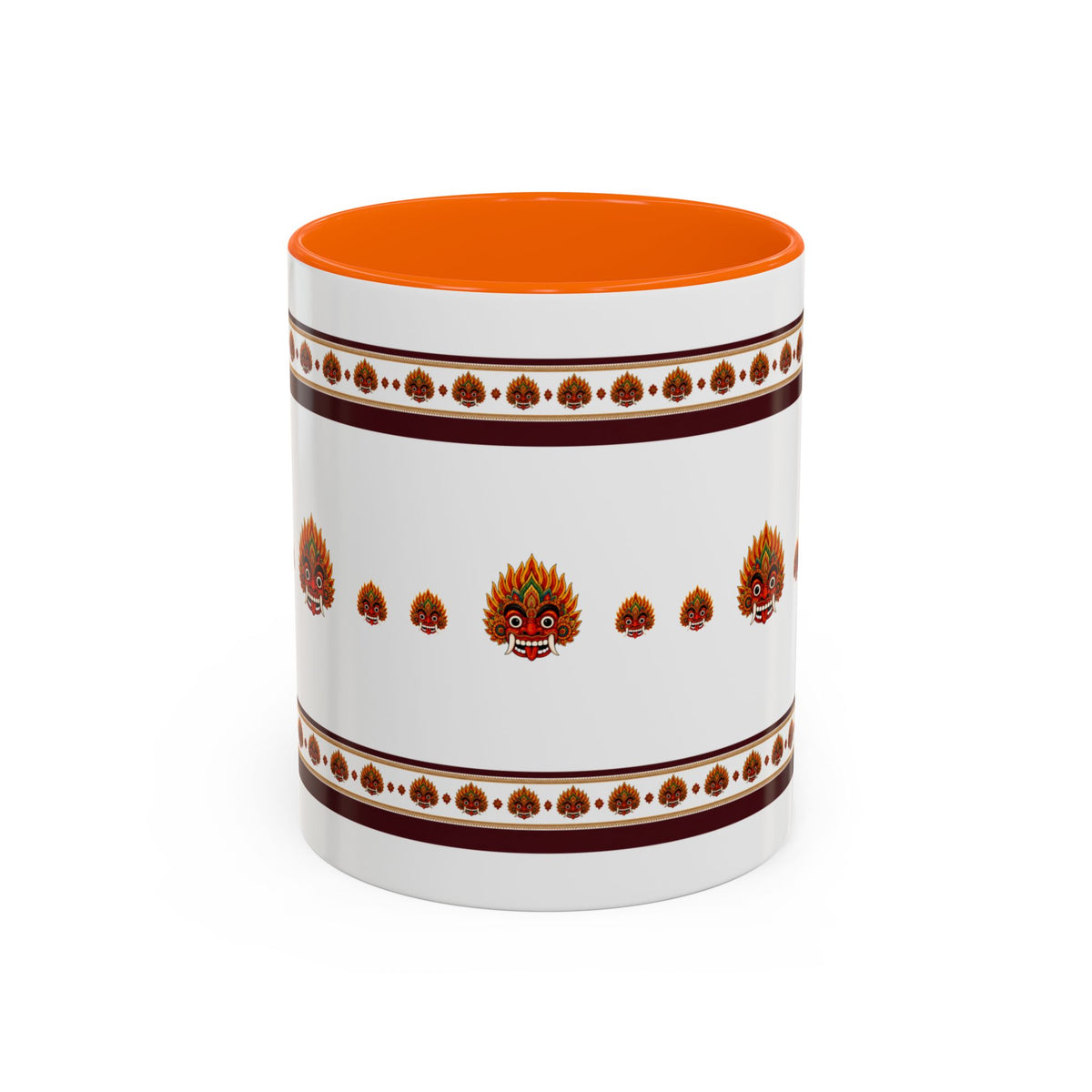 Raksha Mask Accent Coffee Mug Sri Lankan Design