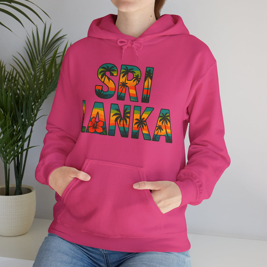 Sri Lanka Tropical Graphic Hoodie | Unisex Heritage Gift