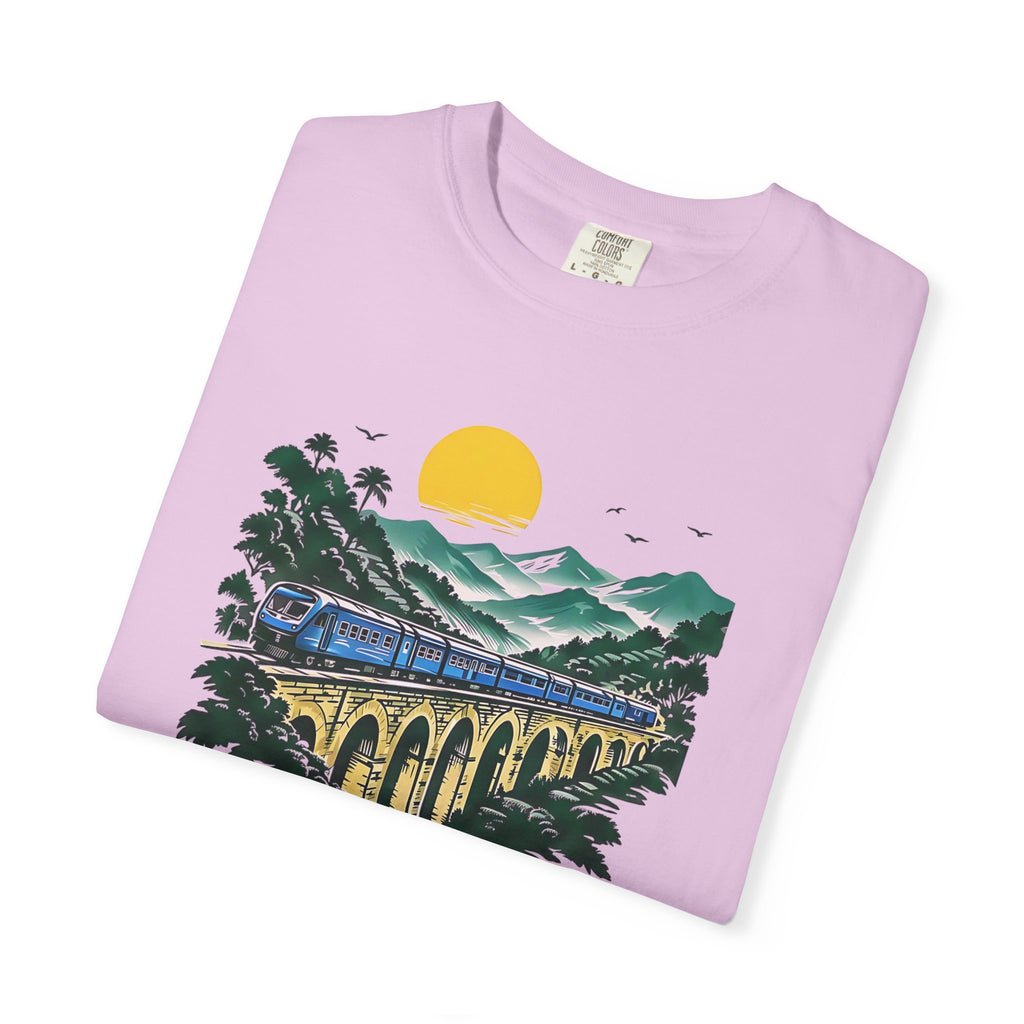 Sri Lanka Nine Arch Bridge Unisex T-Shirt Vintage Railway Tee