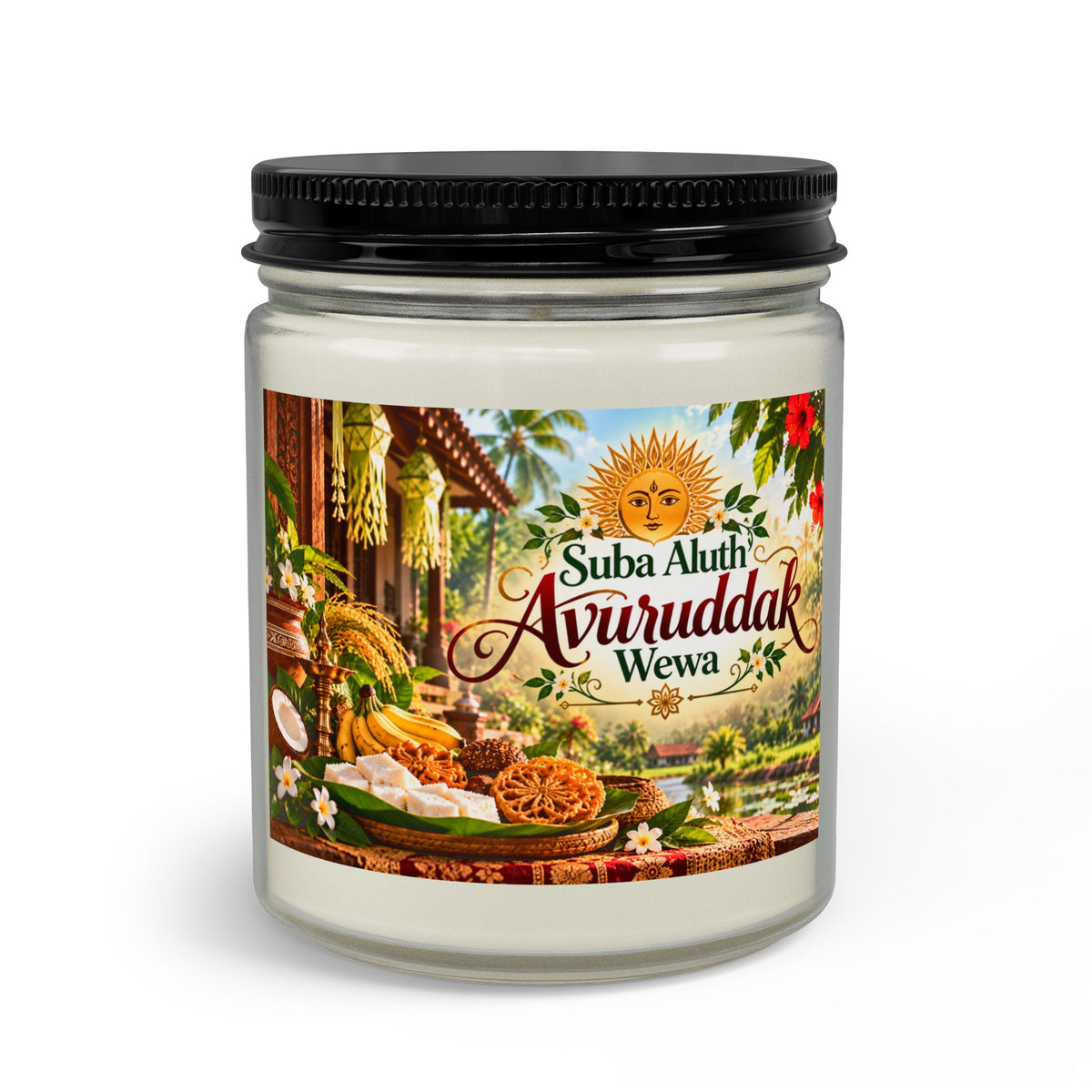 Suba Aluth Ayurwudak Wewa Candle Set with Wick Trimmer