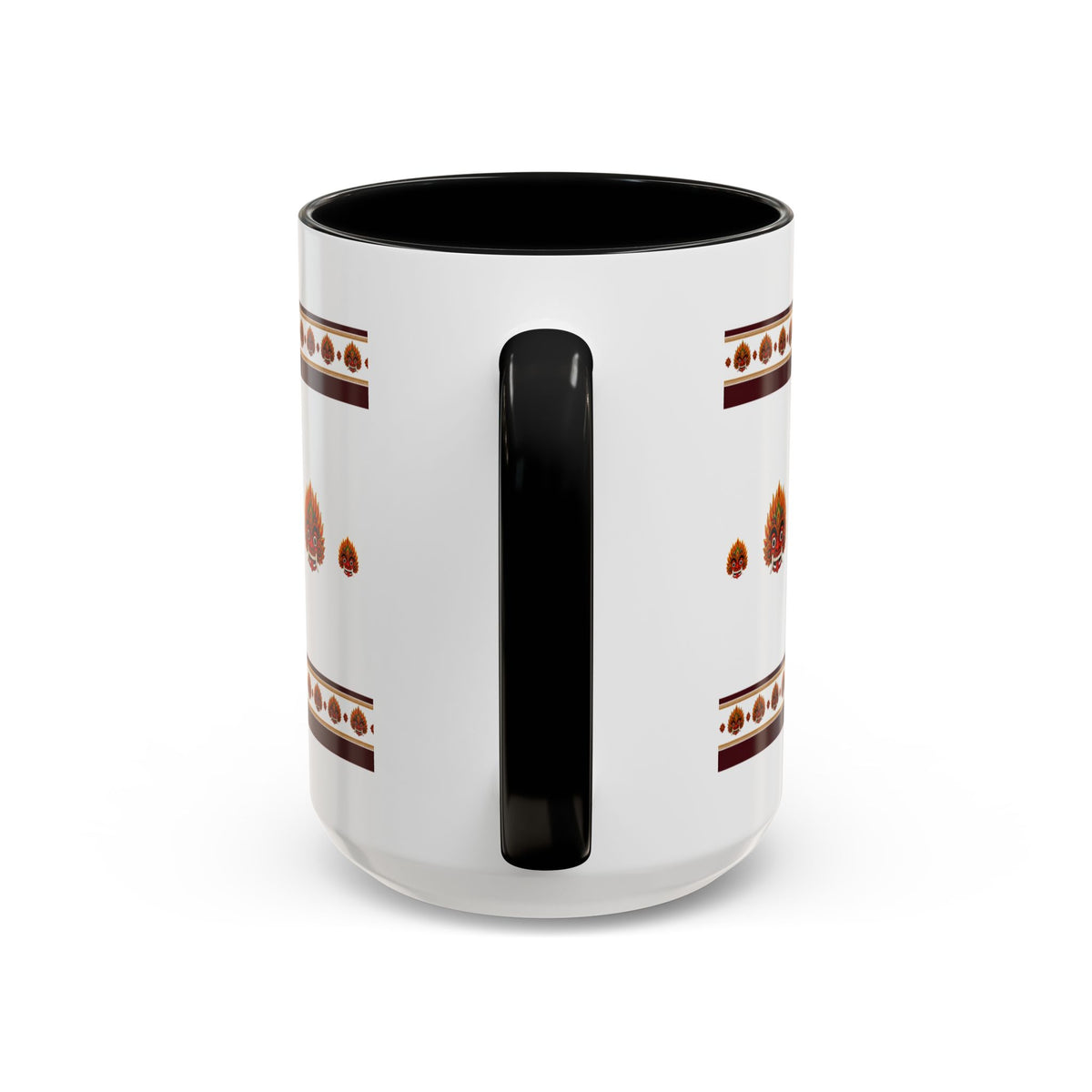 Raksha Mask Accent Coffee Mug Sri Lankan Design