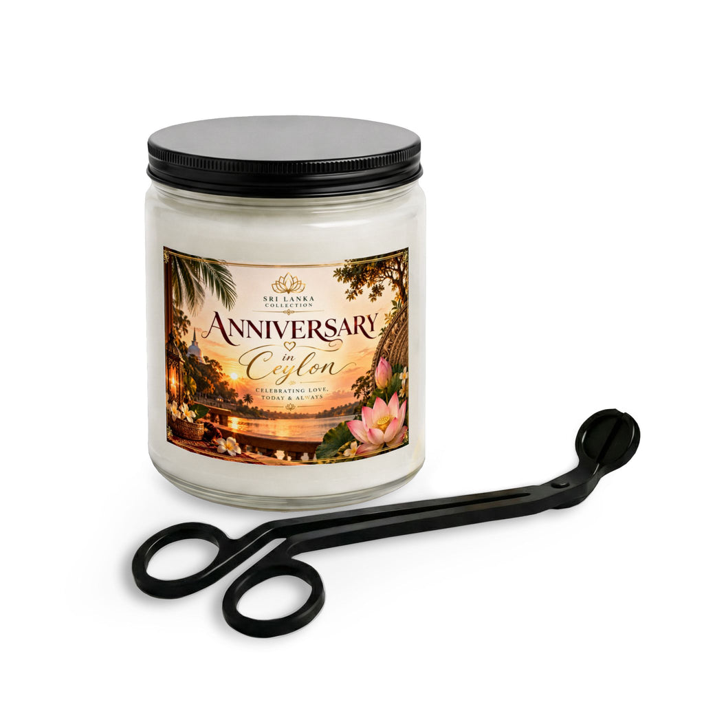 Anniversary in Ceylon Candle Set with Wick Trimmer