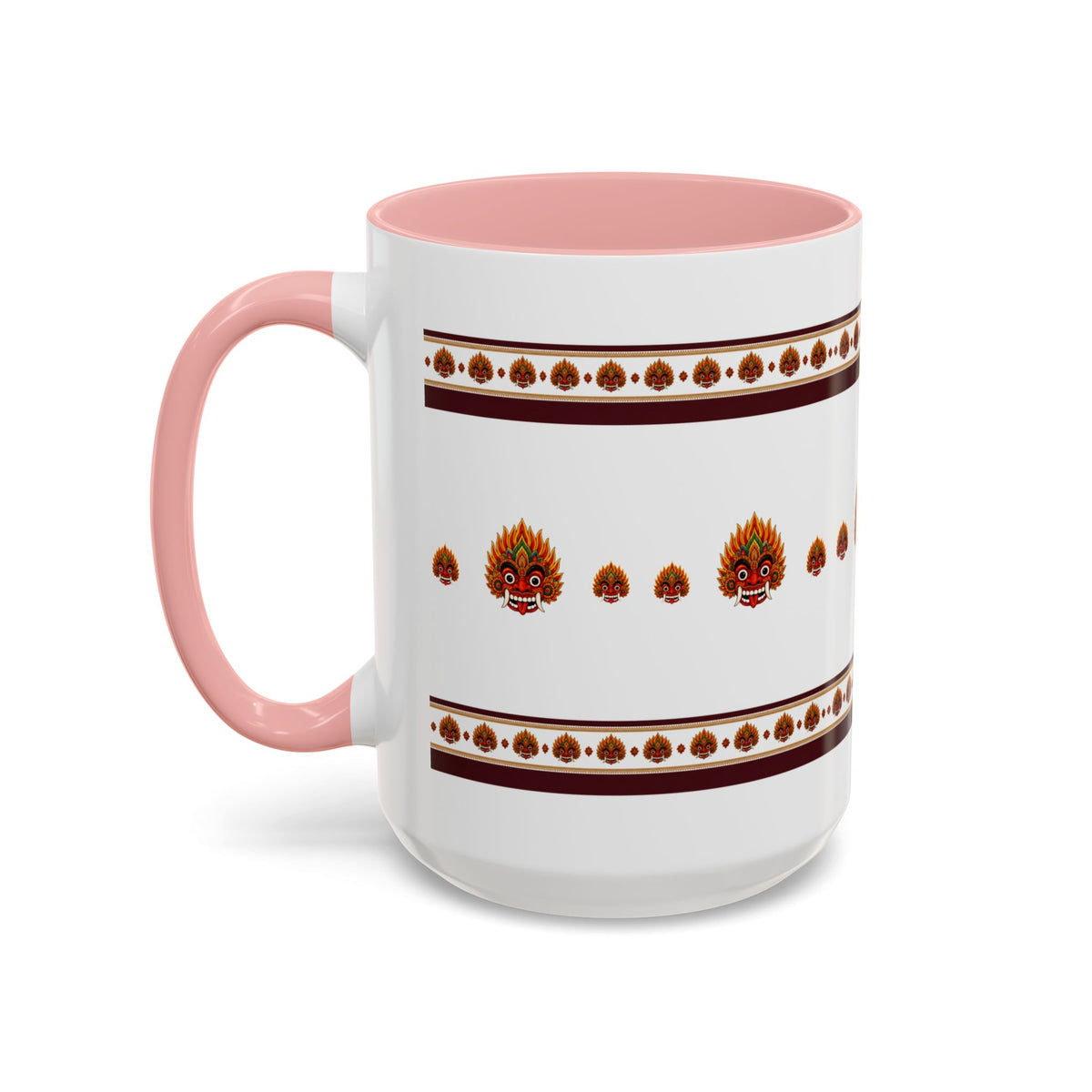 Raksha Mask Accent Coffee Mug Sri Lankan Design