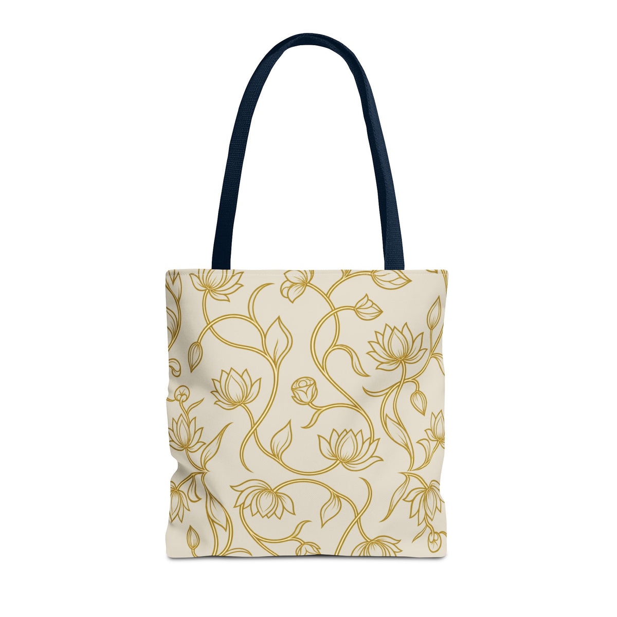 Ceylon Lotus Tote Bag Sri Lankan Temple Flower Canvas Shopper