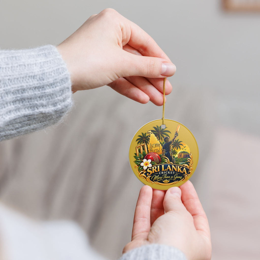 Sri Lanka Cricket Ceramic Ornament | More Than a Game Gift