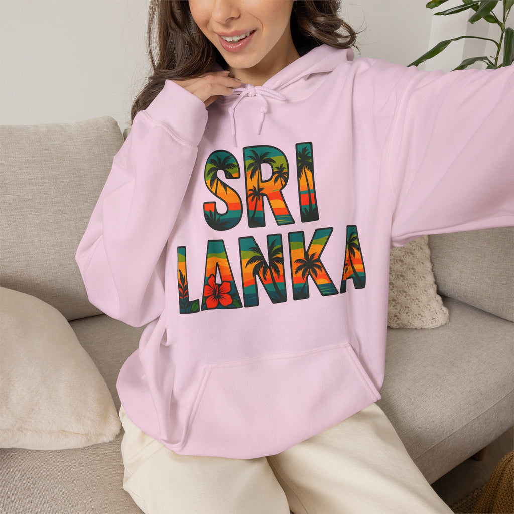 Sri Lanka Tropical Graphic Hoodie | Unisex Heritage Gift