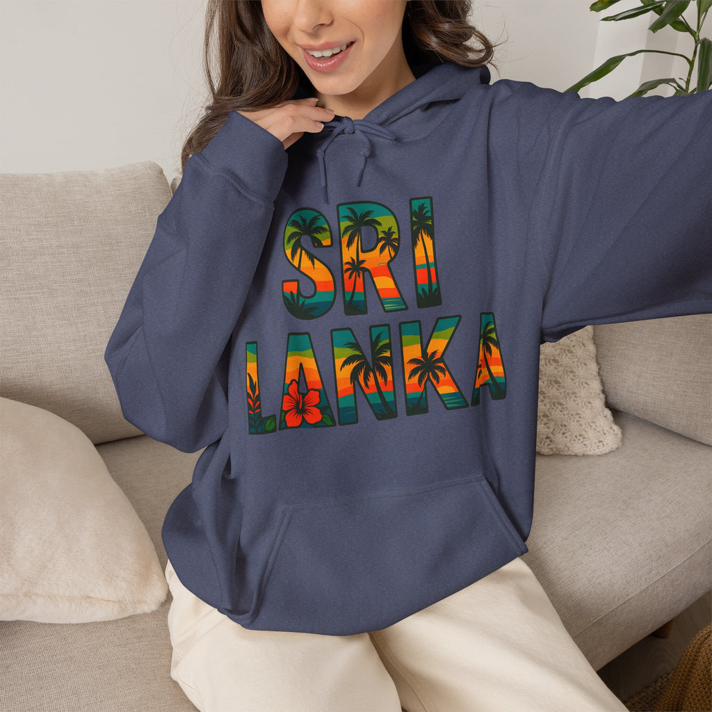 Sri Lanka Tropical Graphic Hoodie | Unisex Heritage Gift