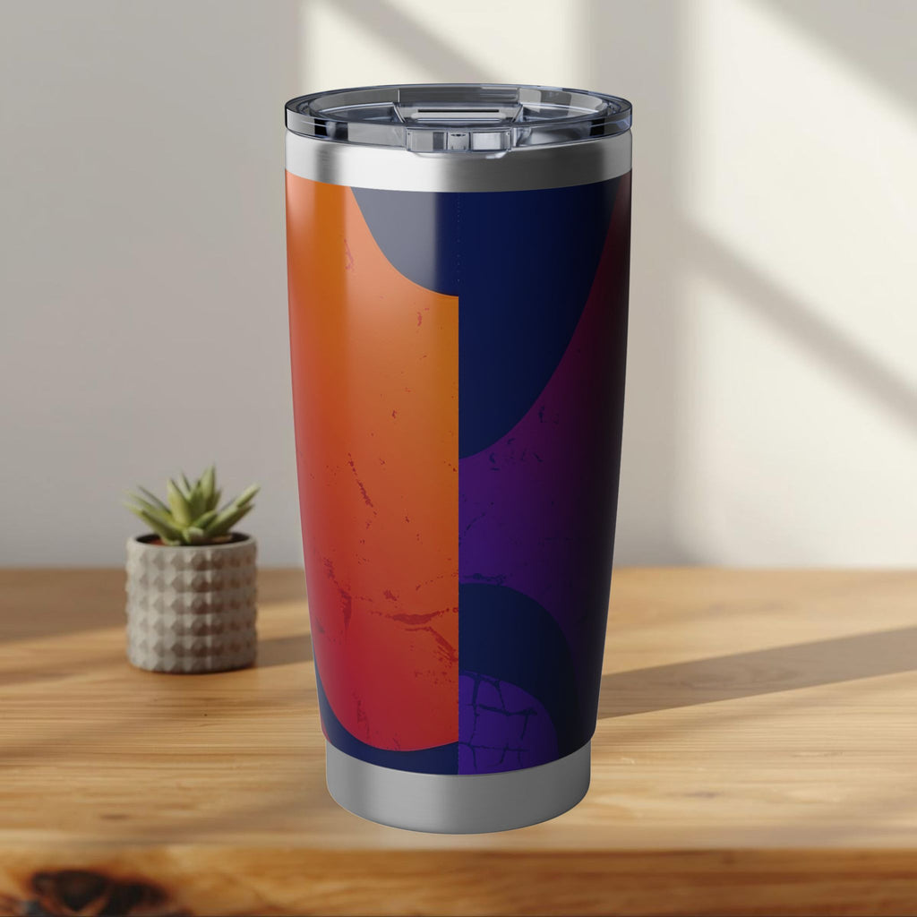 Sri Lanka Batik Wave Tumbler 20oz | Crimson & Indigo