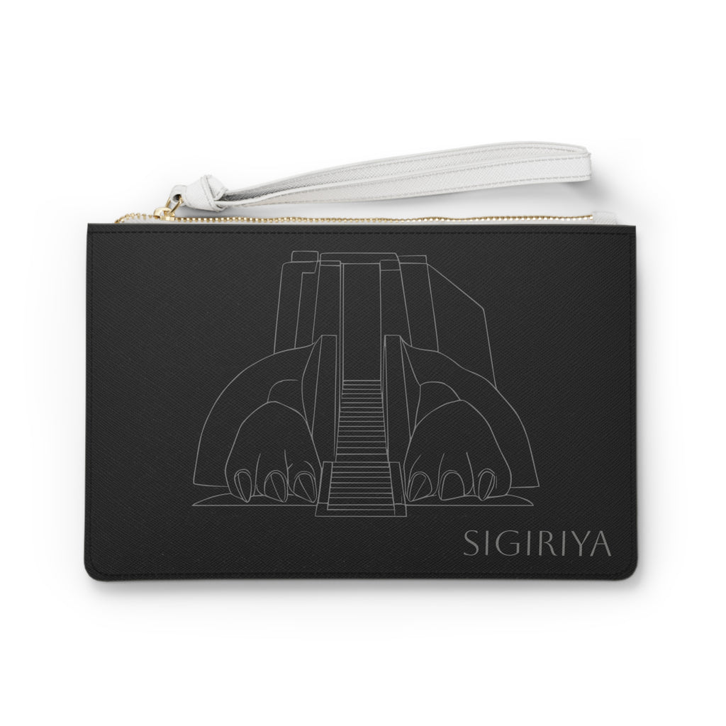 Sigiriya  Clutch Bag | Brown Lotus Wristlet