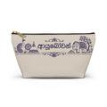 Ayubowan Sri Lankan Heritage Accessory Pouch Peacock & Elephant Cosmetic Bag