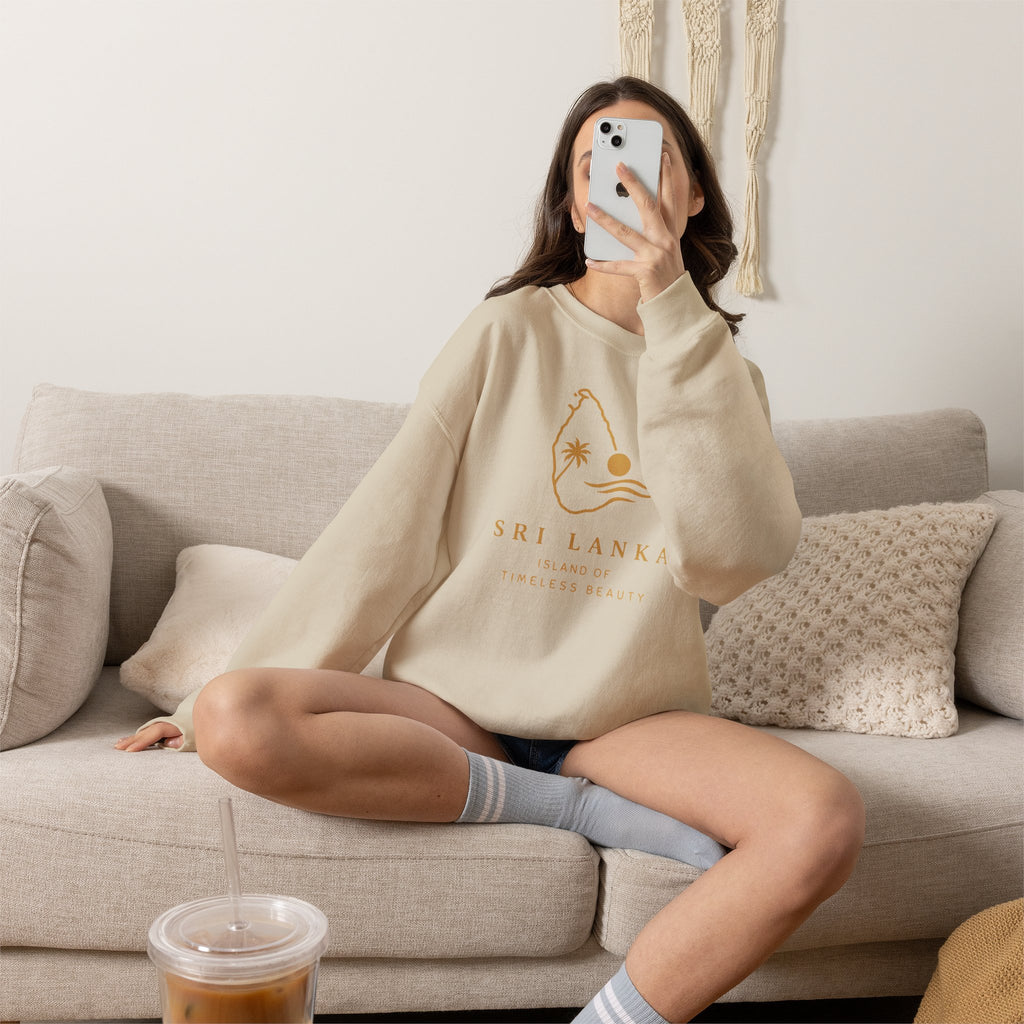 Sri Lanka Sunset Unisex Crewneck Sweatshirt Island Beauty