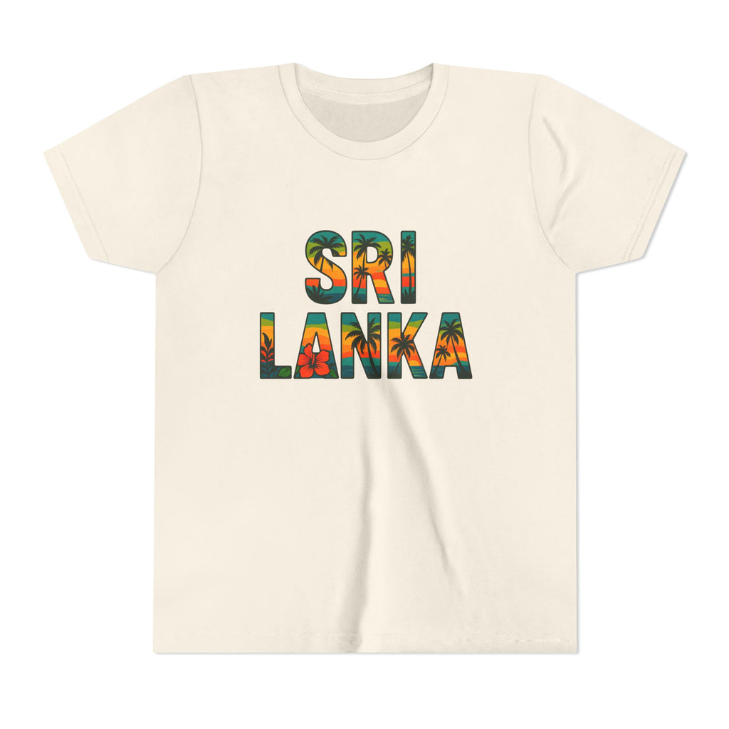 Sri Lanka Tropical Youth T-Shirt | Kids’ Heritage Gift