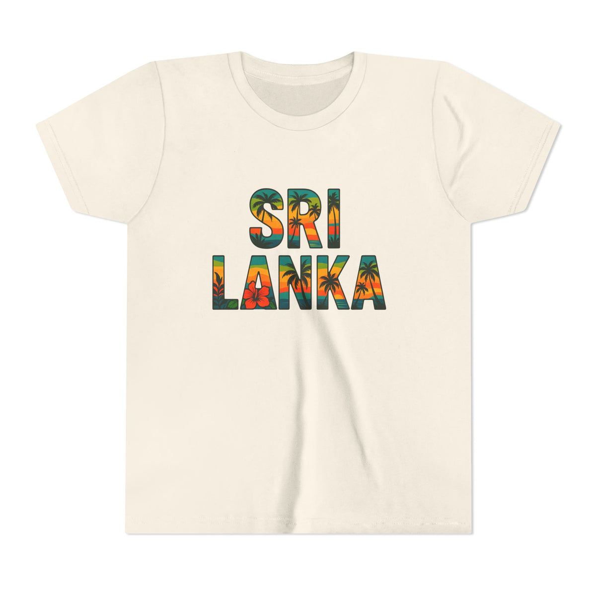 Sri Lanka Tropical Youth T-Shirt | Kids’ Heritage Gift