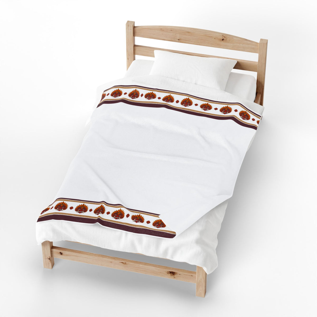 Raksha Mask Blanket Velveteen Plush