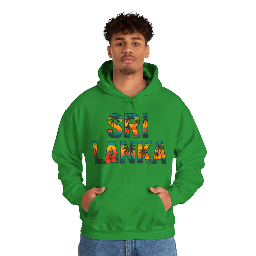 Sri Lanka Tropical Graphic Hoodie | Unisex Heritage Gift