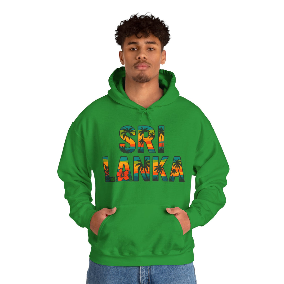 Sri Lanka Tropical Graphic Hoodie | Unisex Heritage Gift