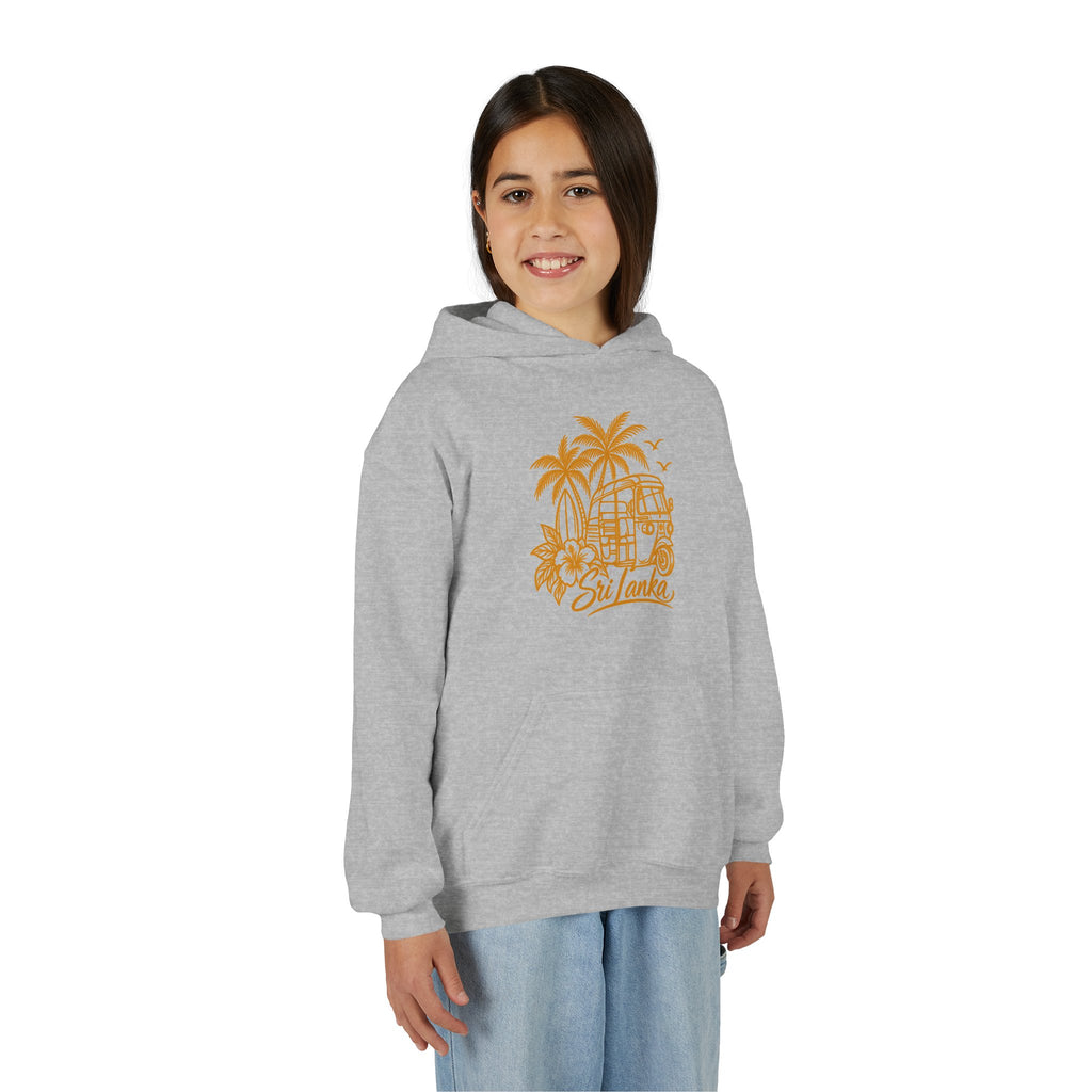 Sri Lanka Kids Hoodie Tropical Palm Tree Island Design
