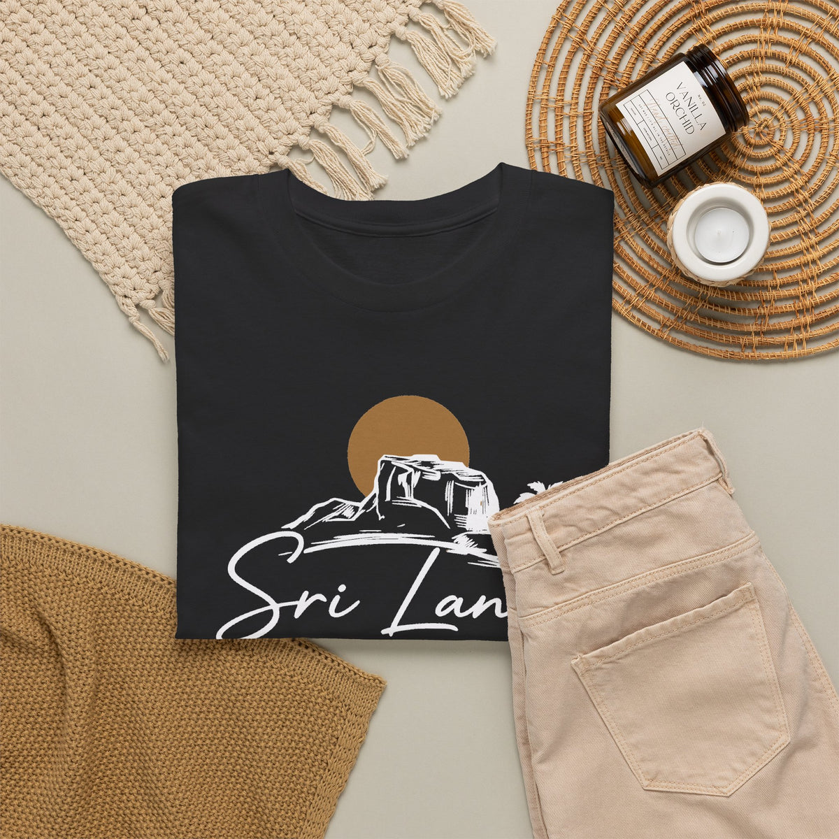 Sri Lanka Unisex T-Shirt  Coastal Travel Souvenir