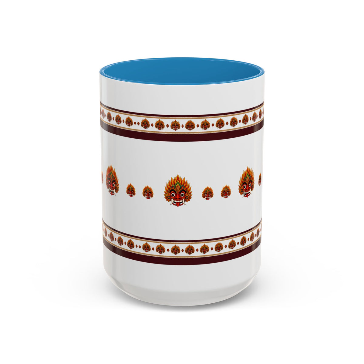 Raksha Mask Accent Coffee Mug Sri Lankan Design