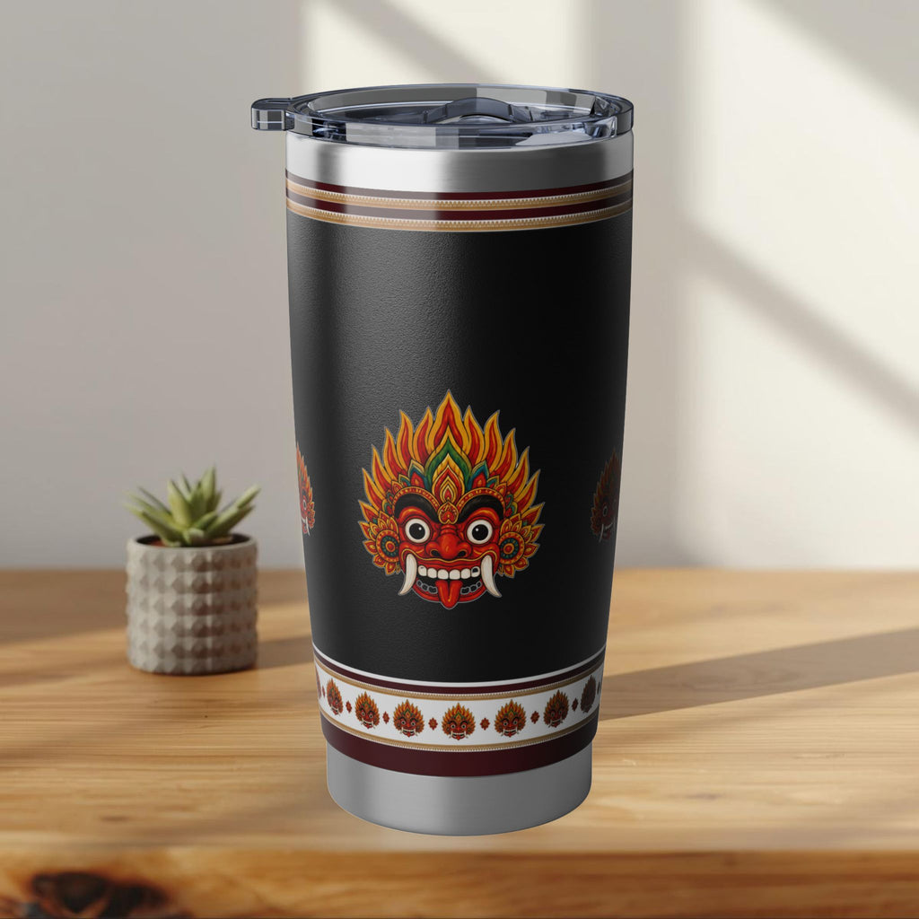 Raksha Guardian Tumbler Sri Lankan Devil Dance Mask