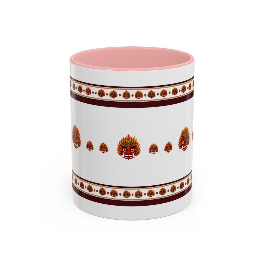 Raksha Mask Accent Coffee Mug Sri Lankan Design