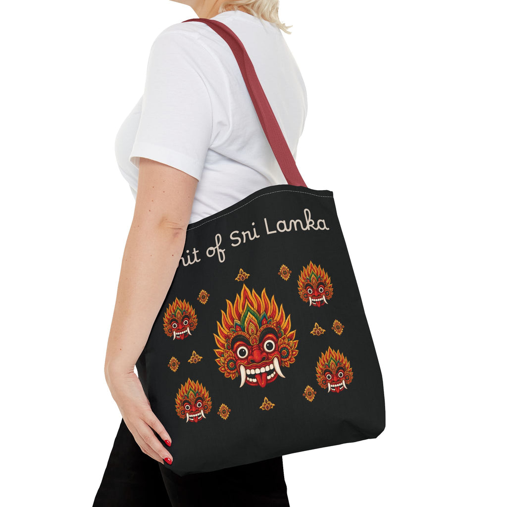 Sri Lankan Gift Tote Bag Spirit of Sri Lanka Raksha Mask Design