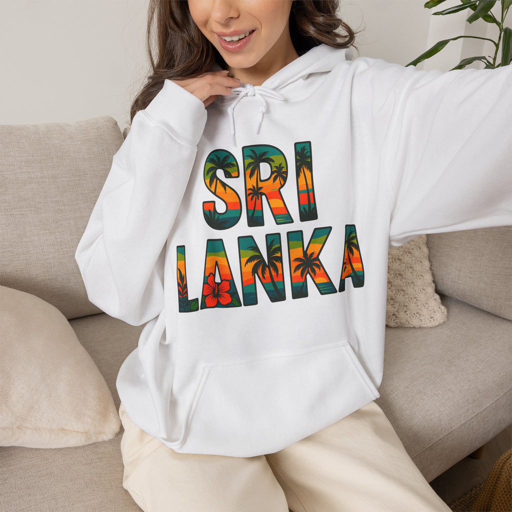 Sri Lanka Tropical Graphic Hoodie | Unisex Heritage Gift