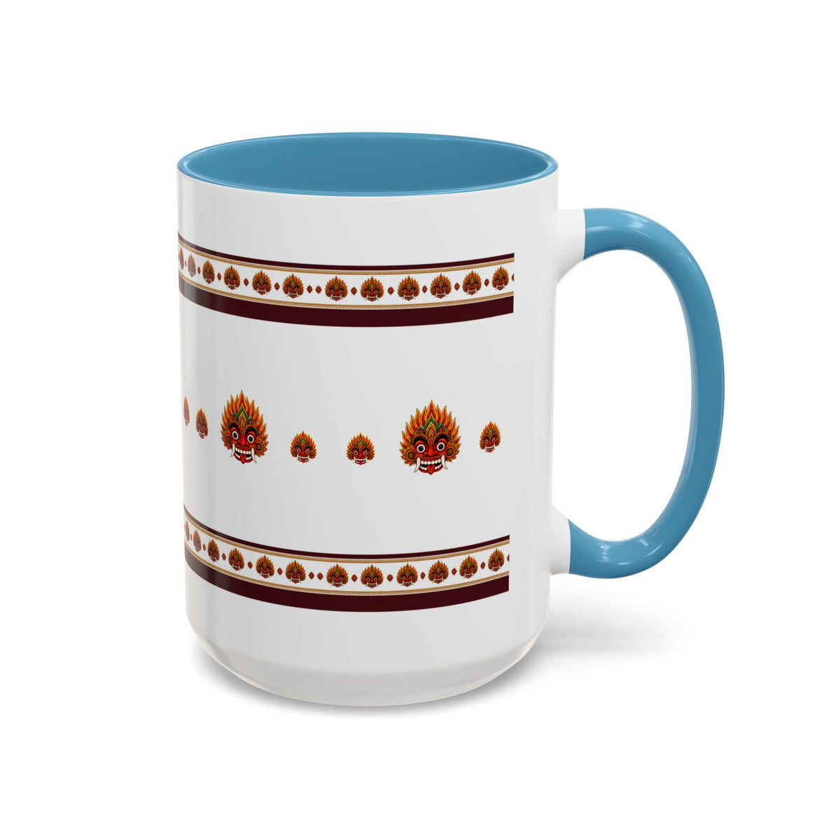Raksha Mask Accent Coffee Mug Sri Lankan Design