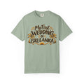 Sri Lanka Unisex Wedding T-Shirt – My First Wedding in Sri Lanka