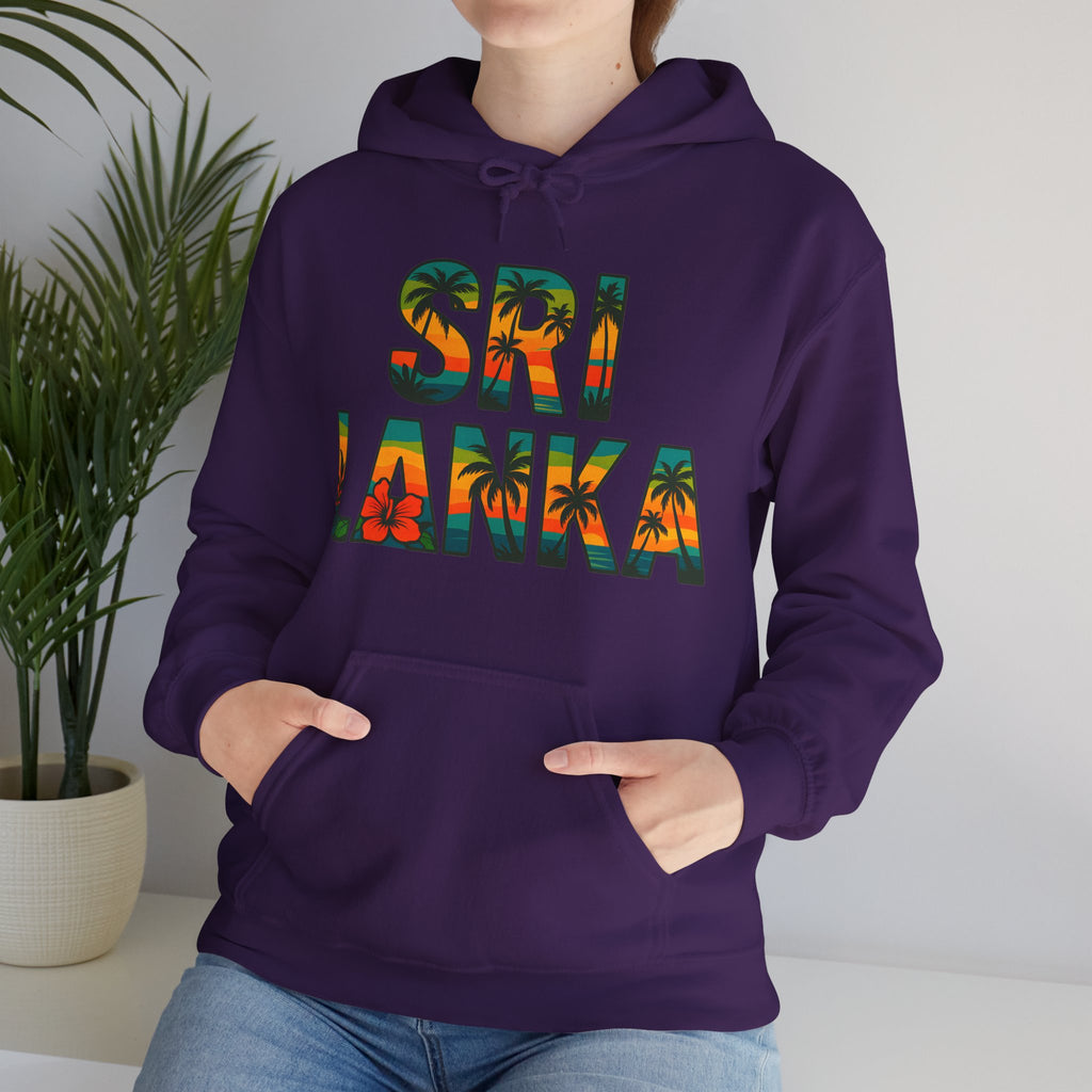 Sri Lanka Tropical Graphic Hoodie | Unisex Heritage Gift