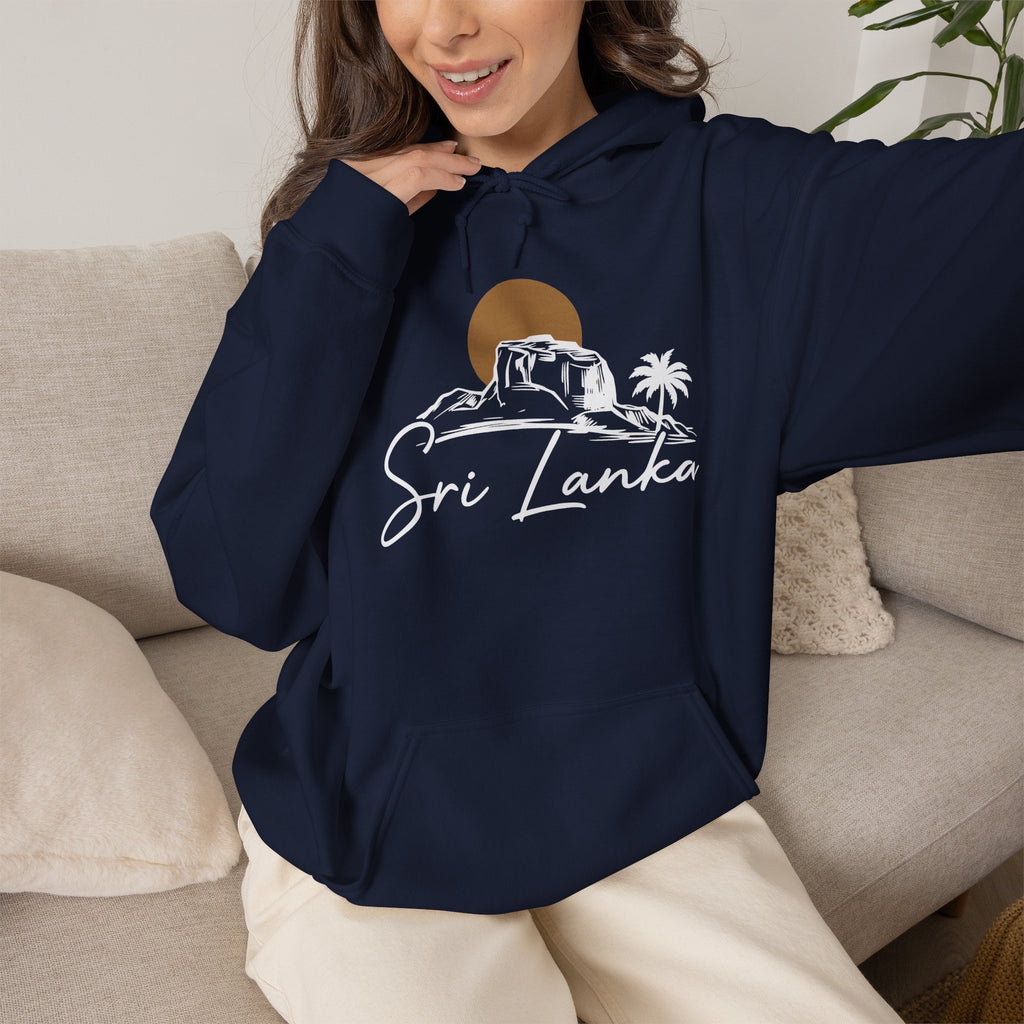 Sri Lanka Sunset Unisex Hoodie Palm Tree Beach Sweatshirt
