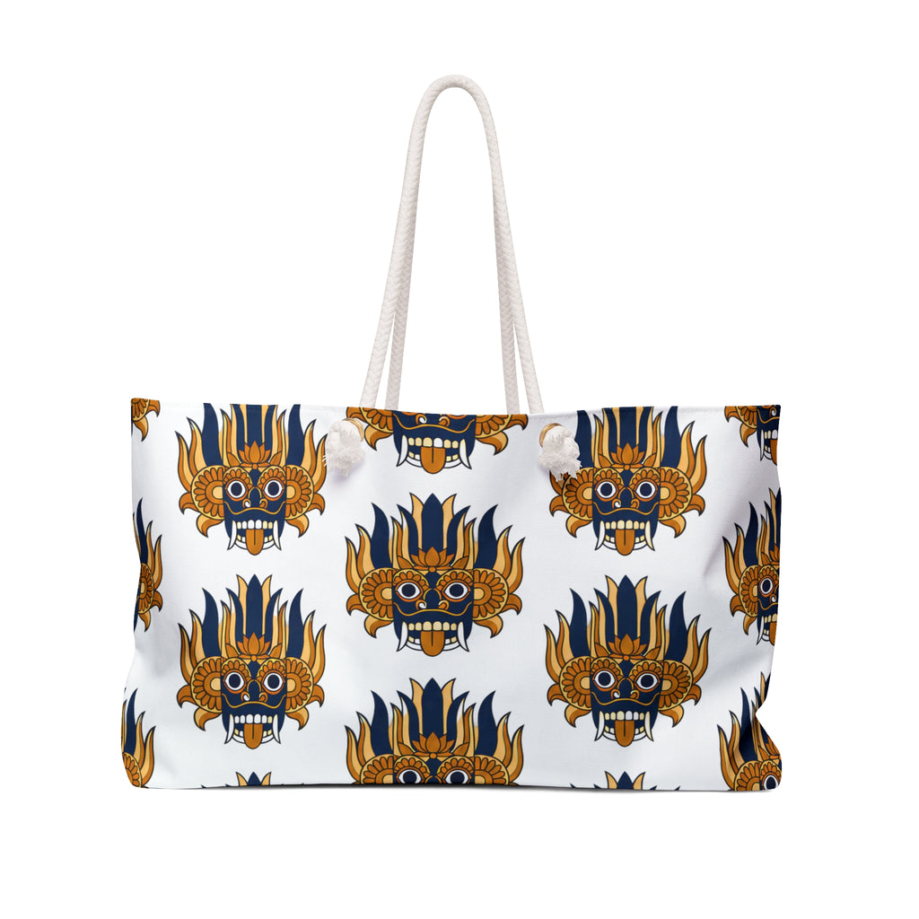SriLanka Mask Pattern Weekender Bag