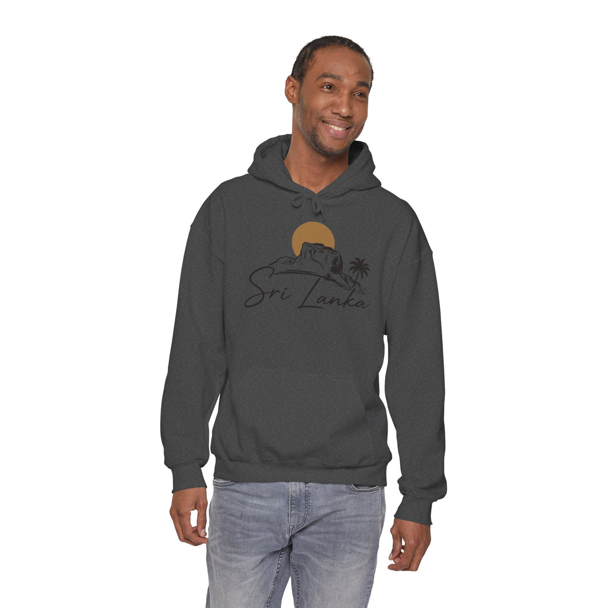 Sri Lanka Sunset Unisex Hoodie Palm Tree Beach Sweatshirt