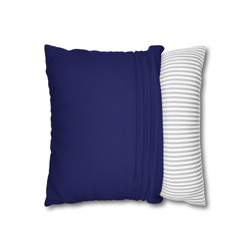 Kandyan Heritage Cushion Cover – Navy & Gold Floral Pillowcase