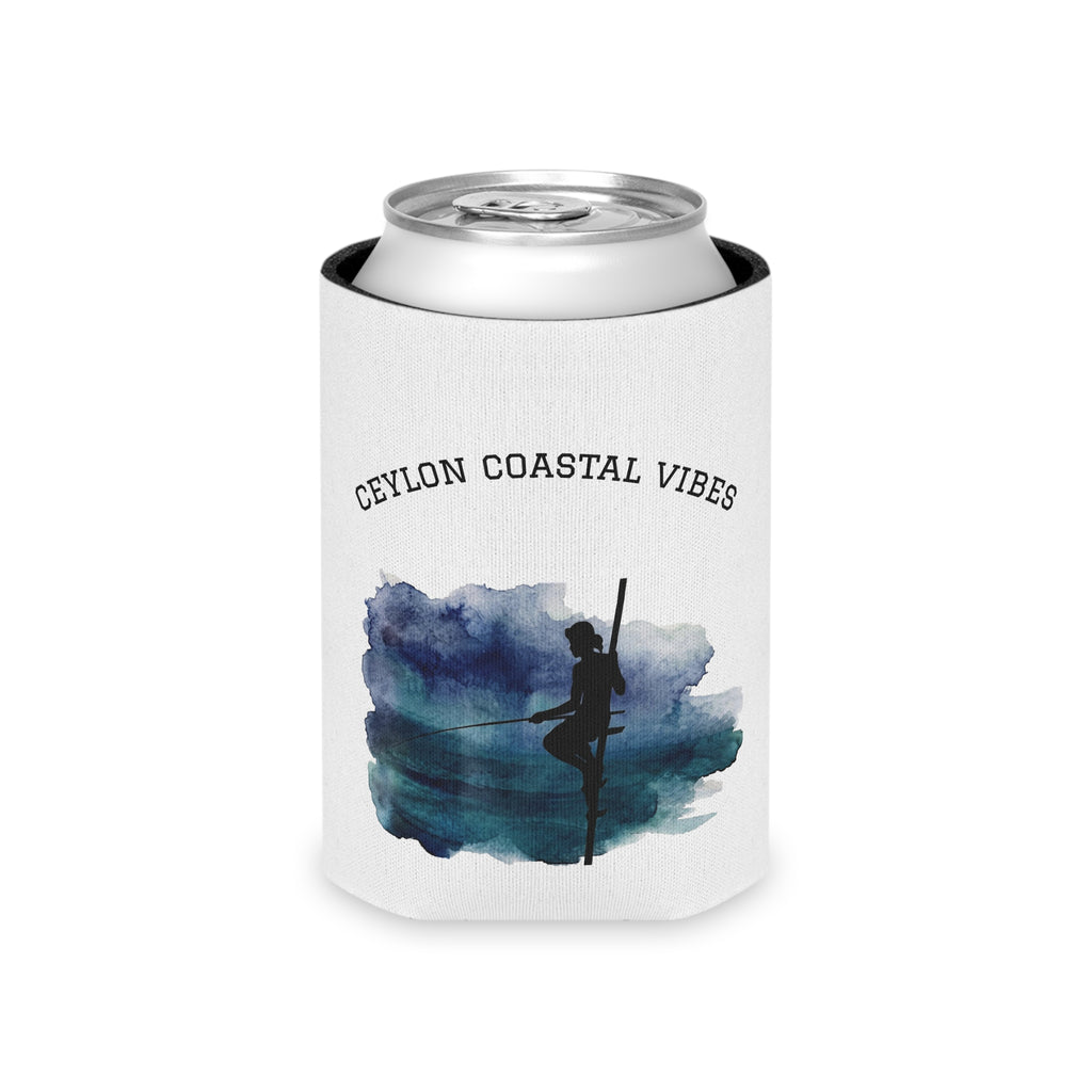 Sri Lankan Stilt Fisherman Can Cooler | Ceylon Coastal Vibes