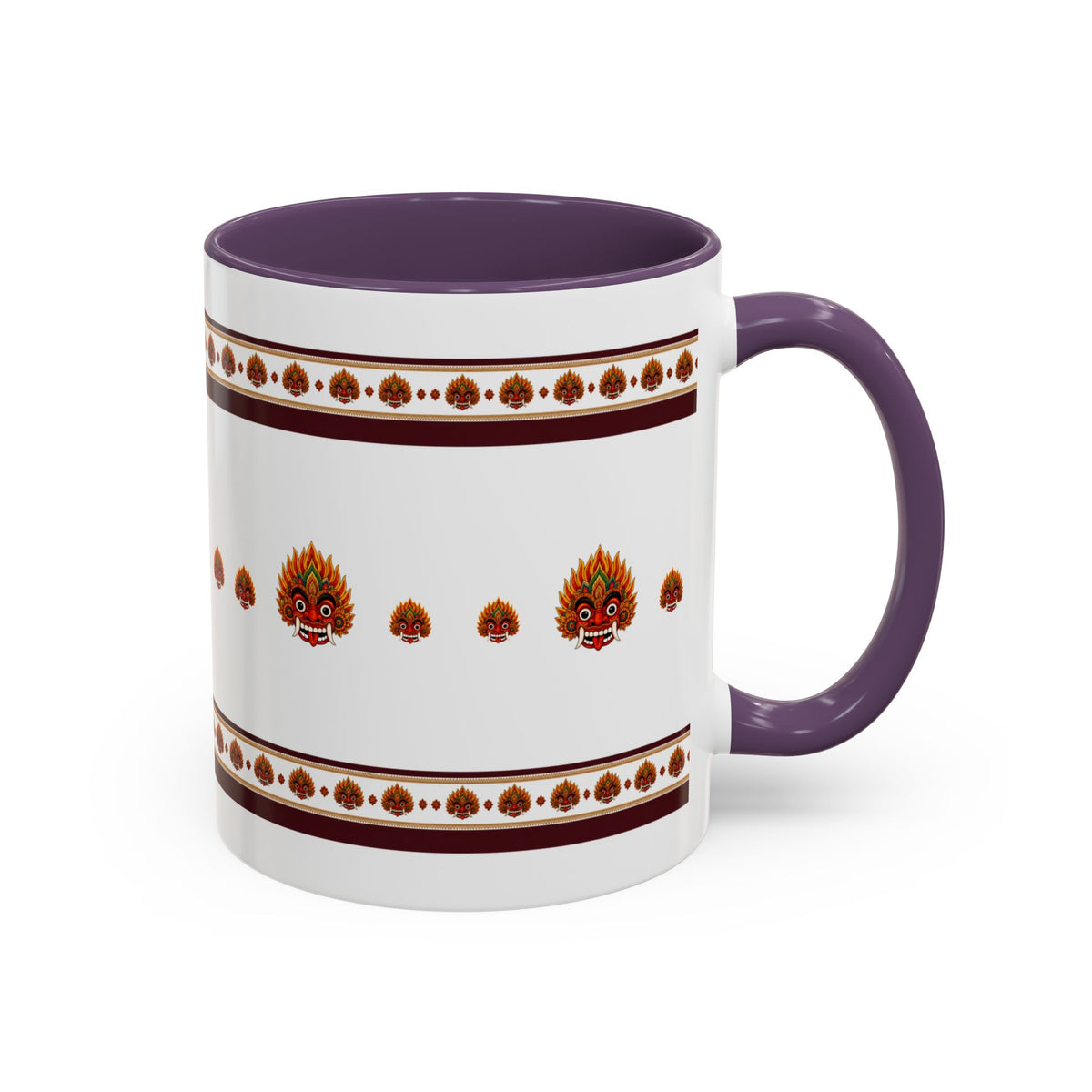 Raksha Mask Accent Coffee Mug Sri Lankan Design