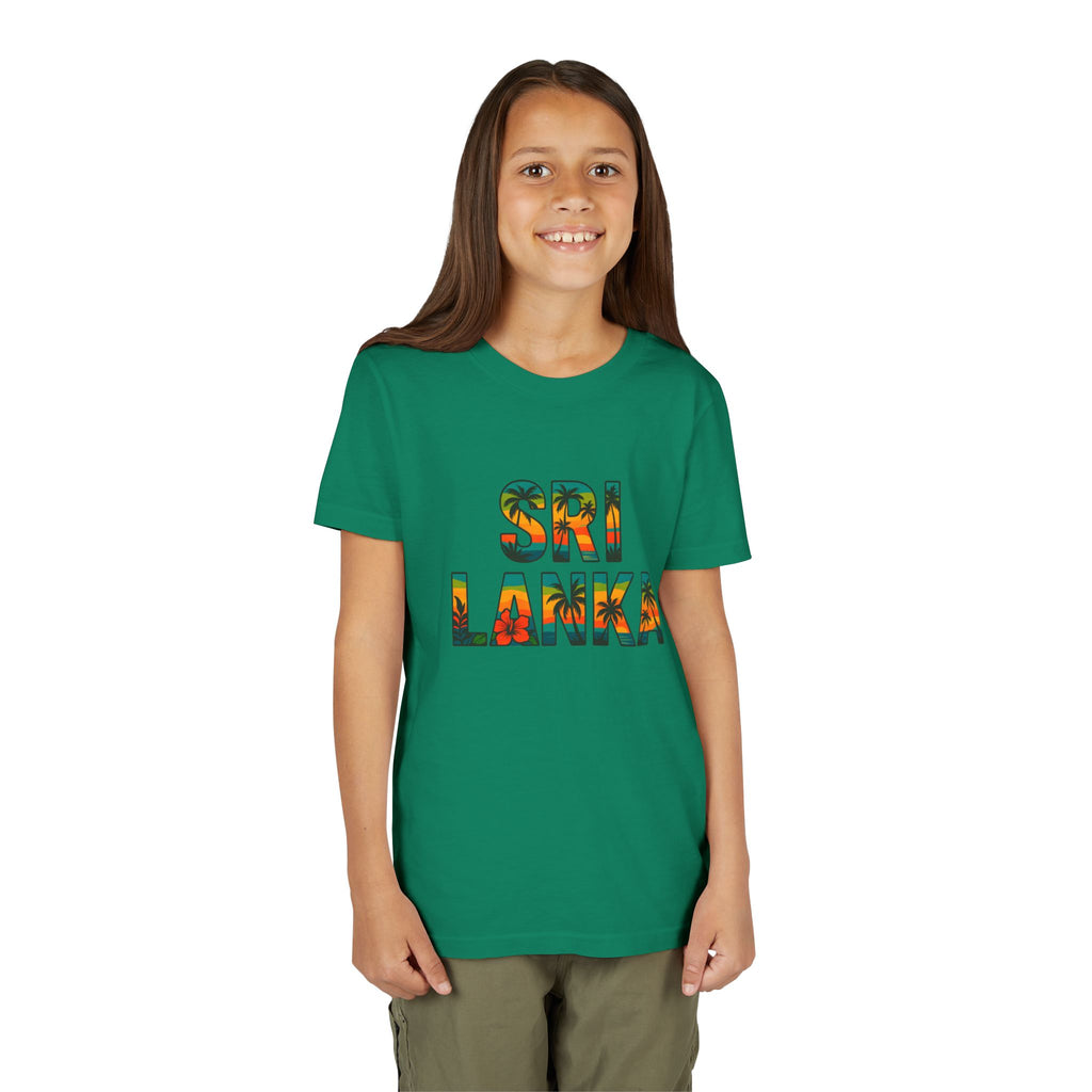 Sri Lanka Tropical Youth T-Shirt | Kids’ Heritage Gift
