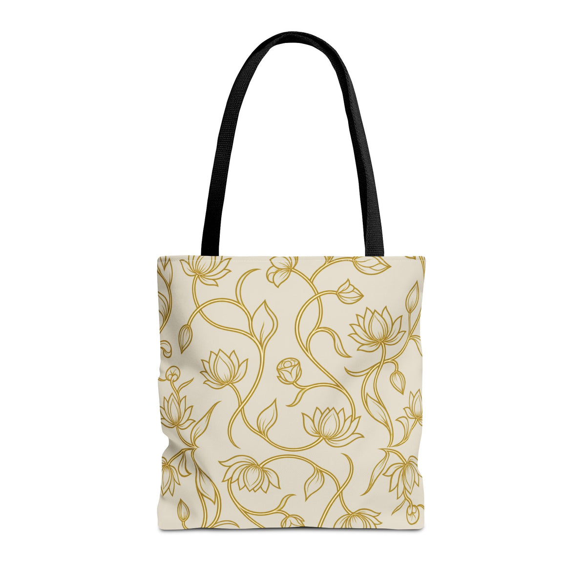Ceylon Lotus Tote Bag Sri Lankan Temple Flower Canvas Shopper