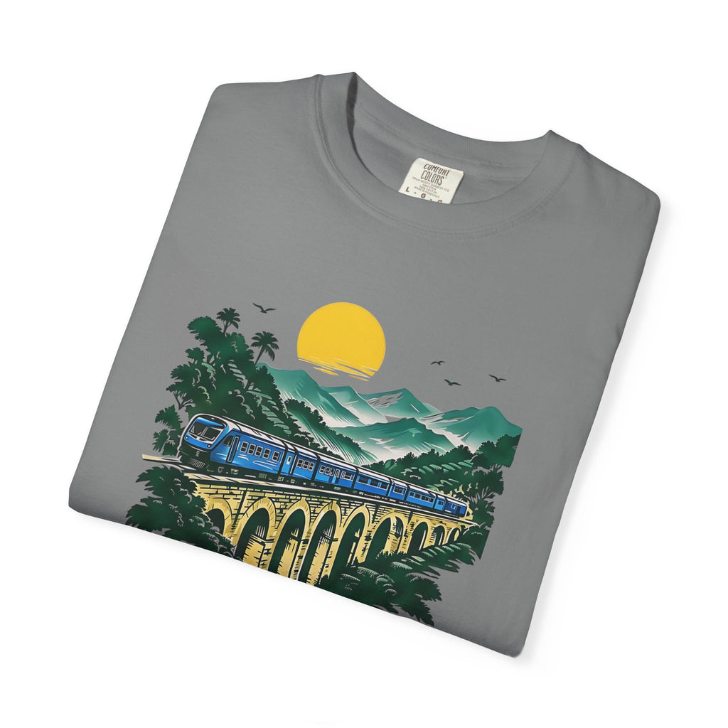 Sri Lanka Nine Arch Bridge Unisex T-Shirt Vintage Railway Tee