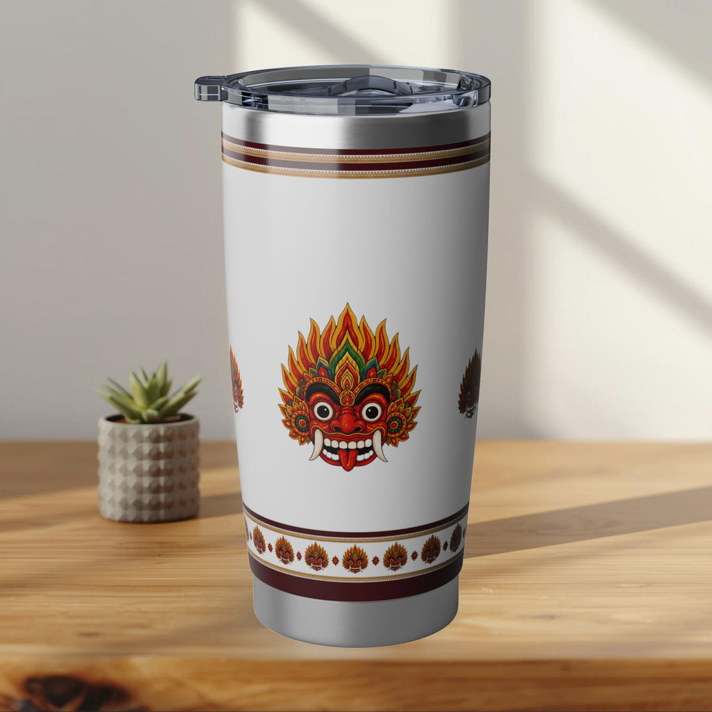 Raksha Guardian Tumbler Sri Lankan Devil Dance Mask