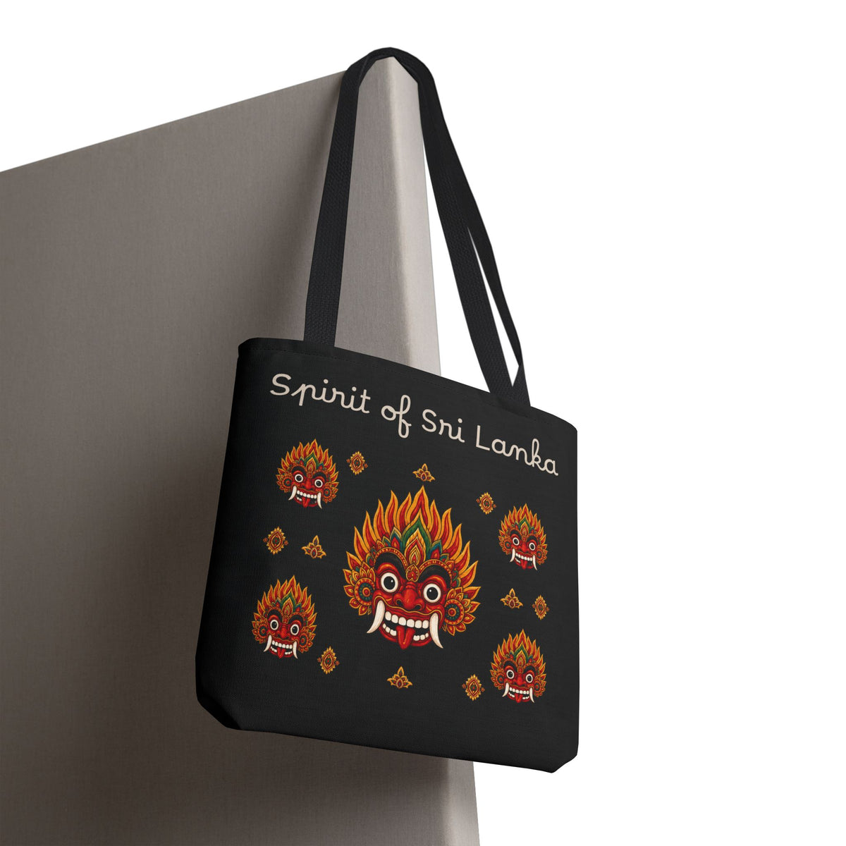 Sri Lankan Gift Tote Bag Spirit of Sri Lanka Raksha Mask Design