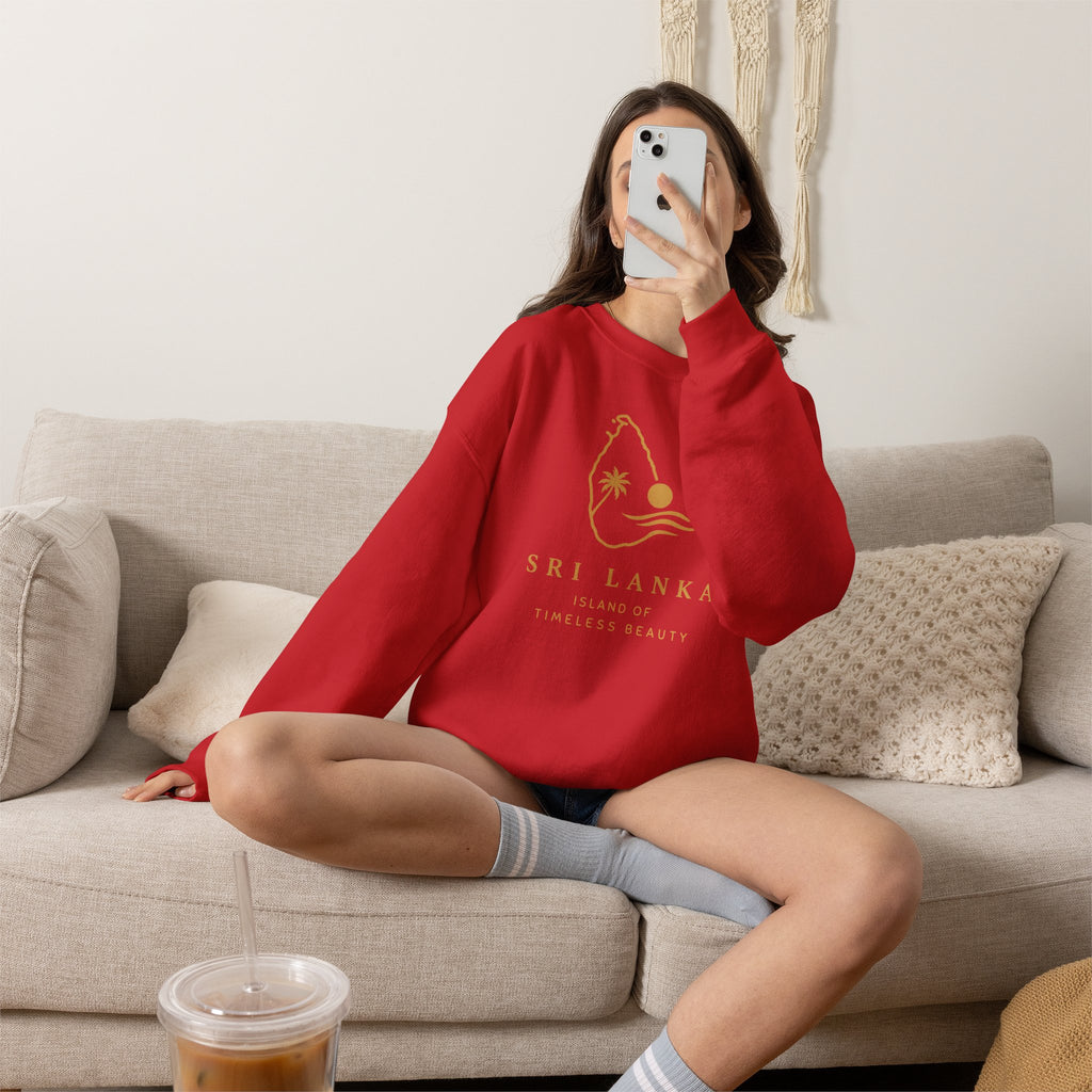 Sri Lanka Sunset Unisex Crewneck Sweatshirt Island Beauty