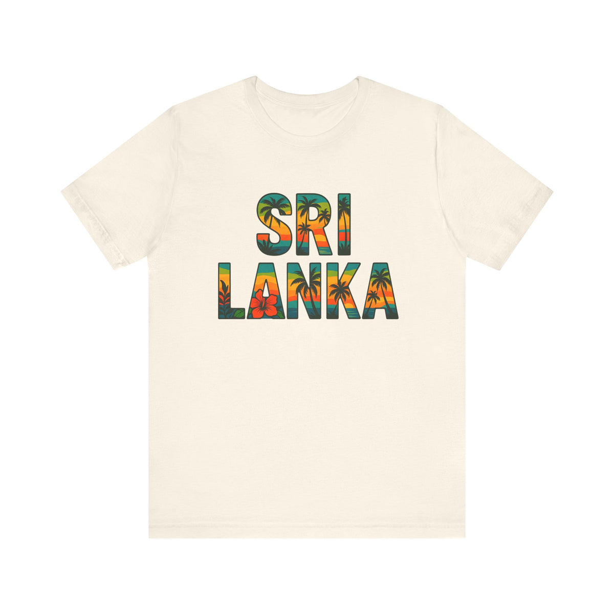 Sri Lanka Tropical Graphic T-Shirt | Unisex Heritage Gift