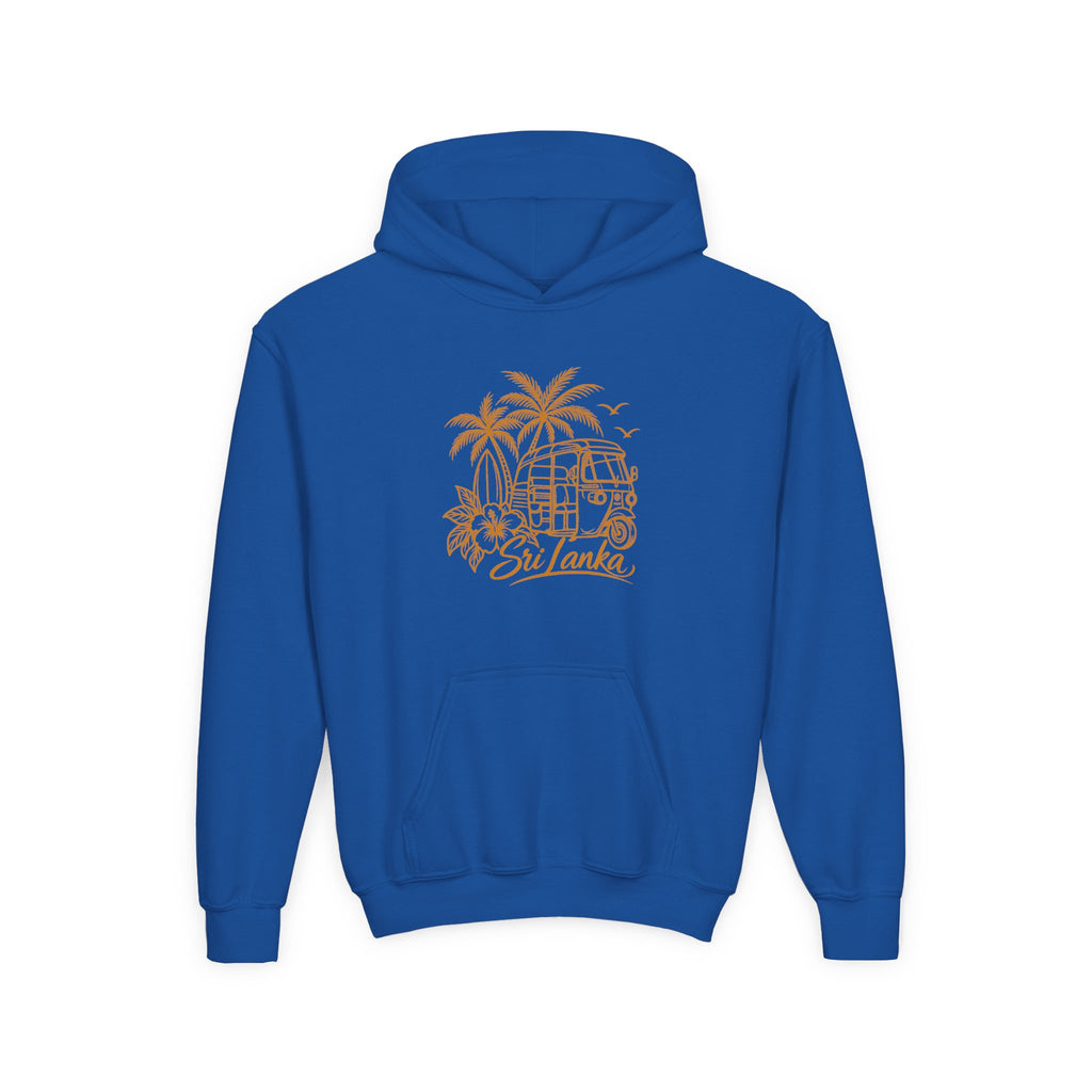 Sri Lanka Kids Hoodie Tropical Palm Tree Island Design