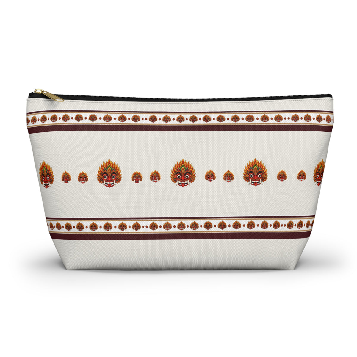 Sri Lankan Gift Cosmetic Pouch Raksha Mask Design