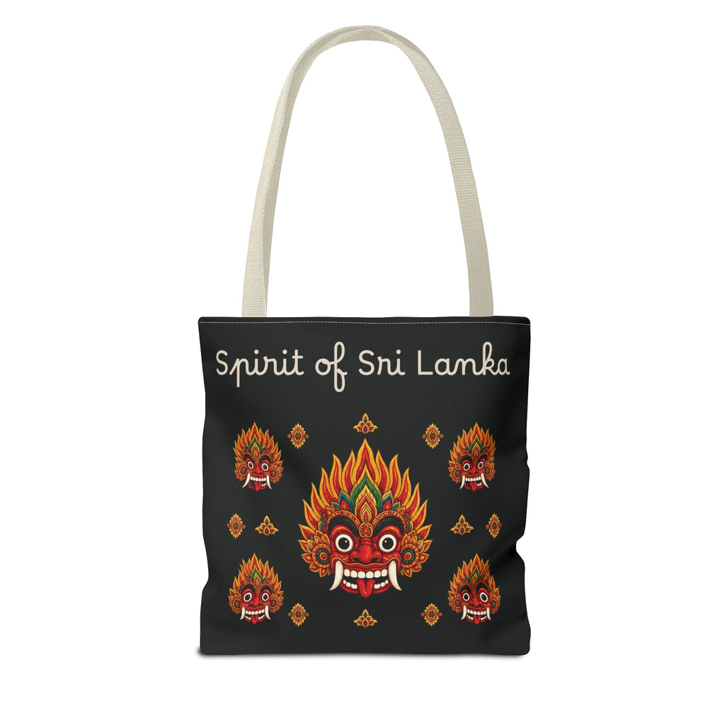 Sri Lankan Gift Tote Bag Spirit of Sri Lanka Raksha Mask Design